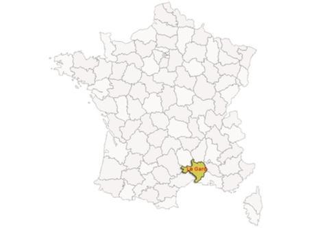 la France, le Gard 