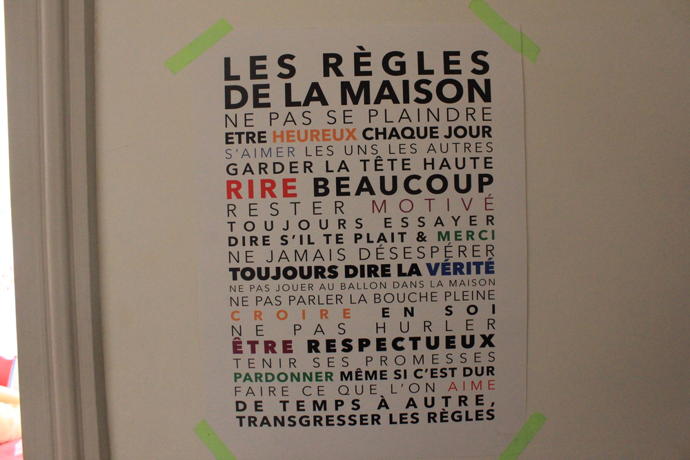 Les règles de la maison :))