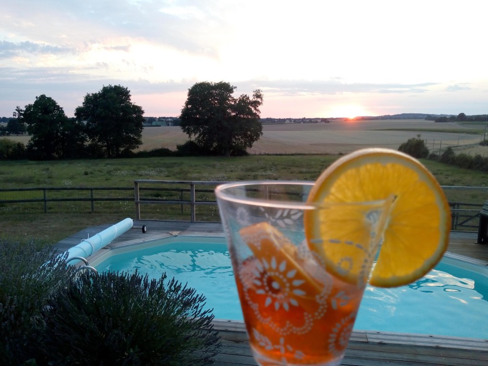 Vue terrasse à l'apéro