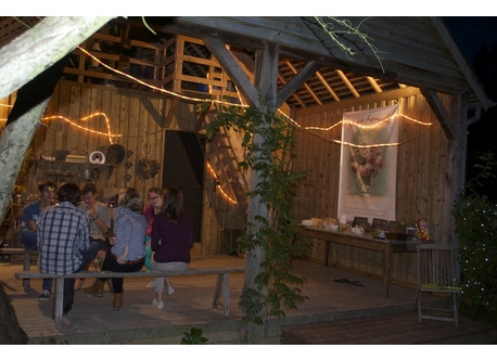 dîner sous le patio