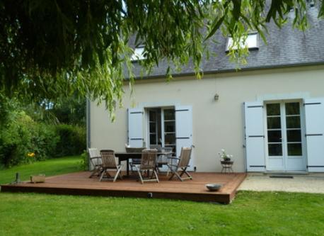 terrasse pour les petits déjeuners