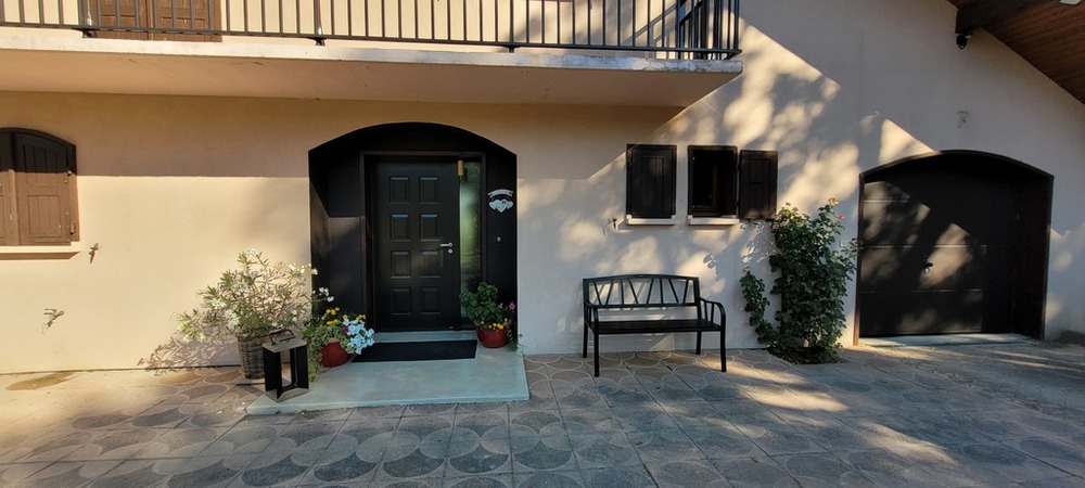 entrée et garage