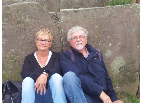 Maryse et Jean Pierre dans la montagne basque 
