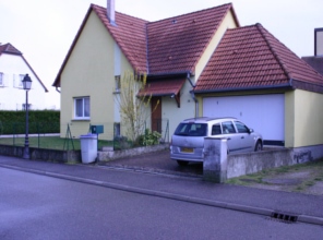 la maison, façade avant