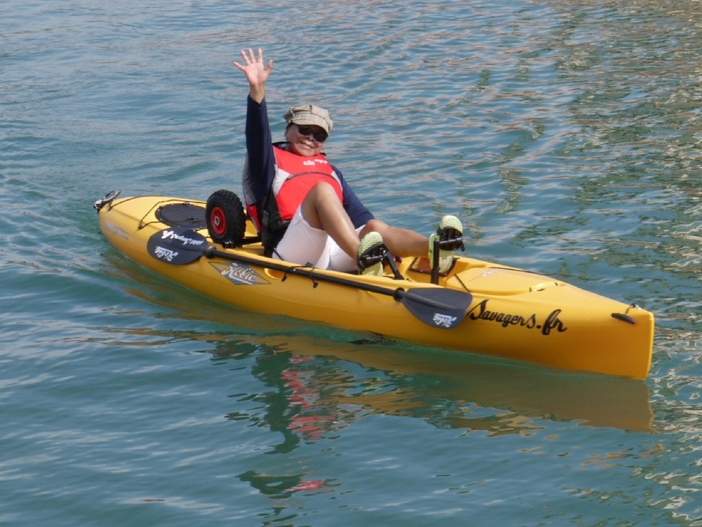 Hajasoa en kayak