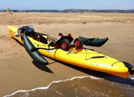 kayak à pédales