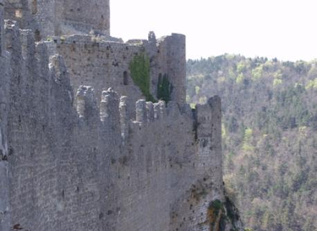 un château cathare