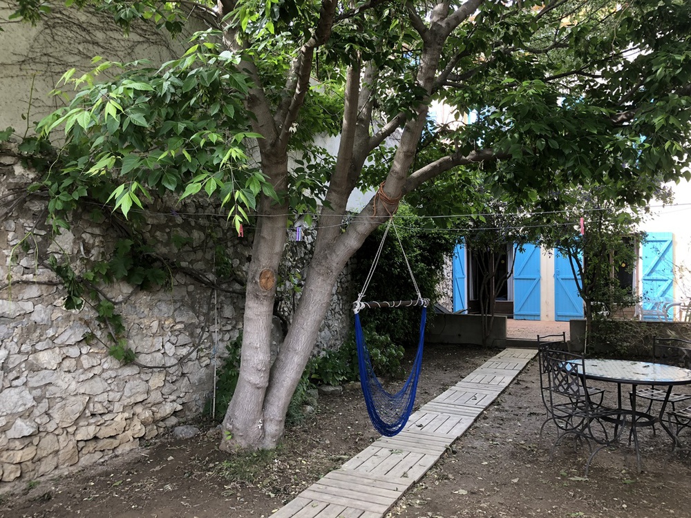 jardin ombragé