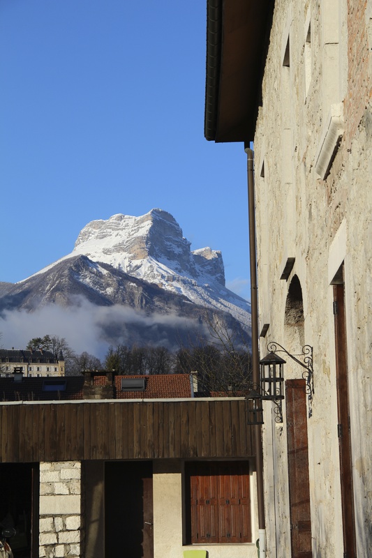 La dent de Crolles (Chartreuse) vue depuis la maison