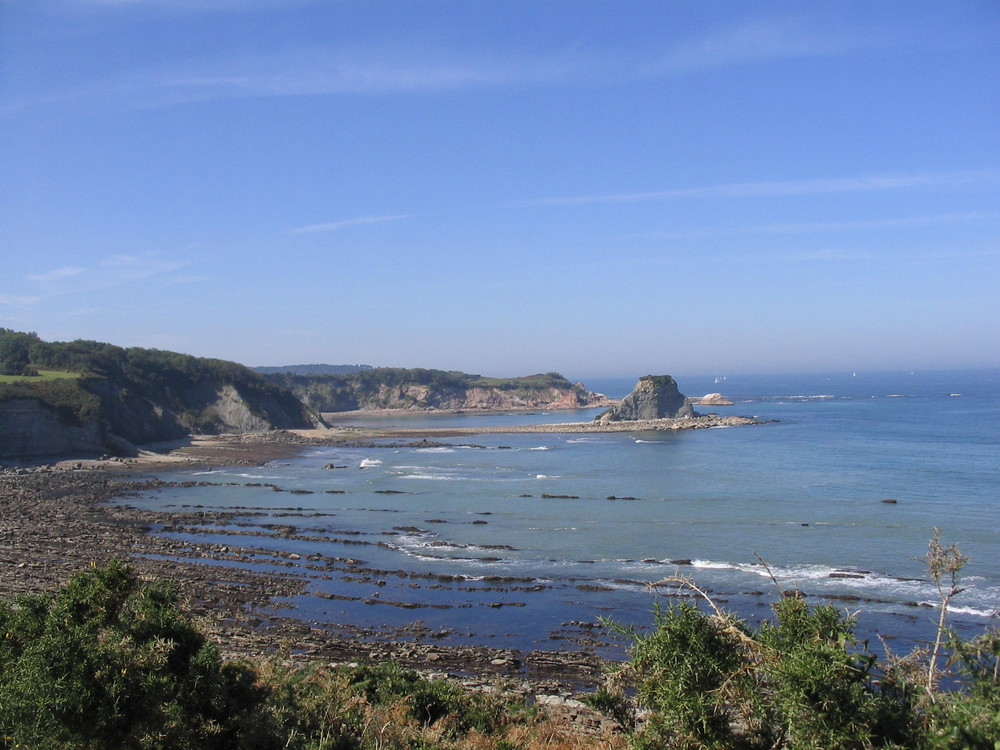 La baie de Loya, à Hendaye