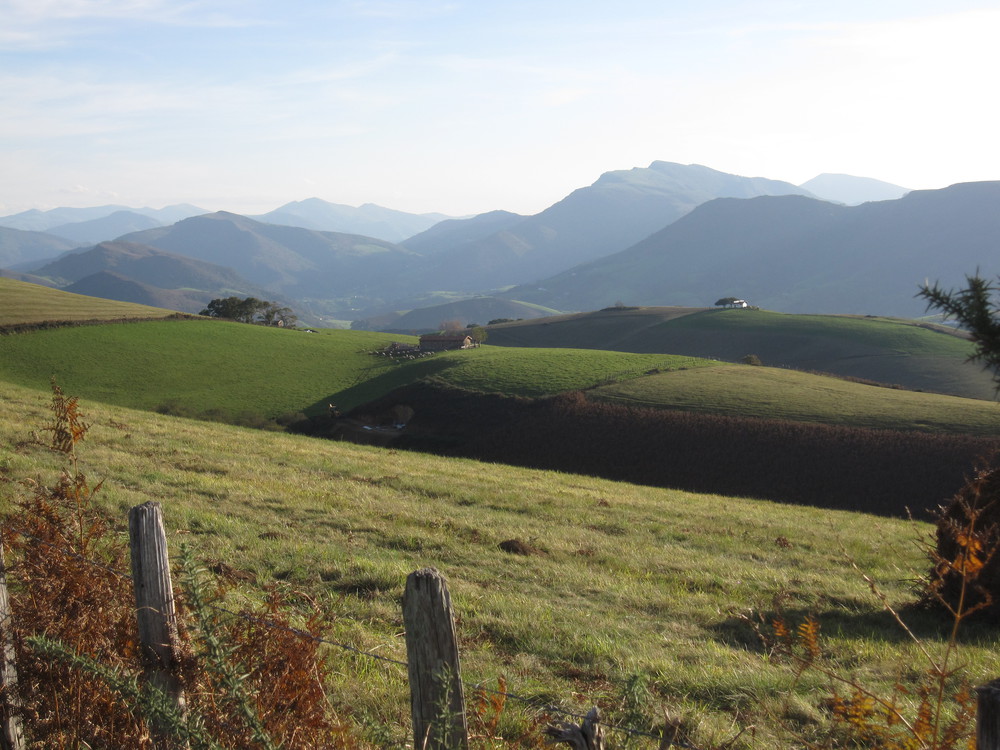 La montagne basque à l'automne