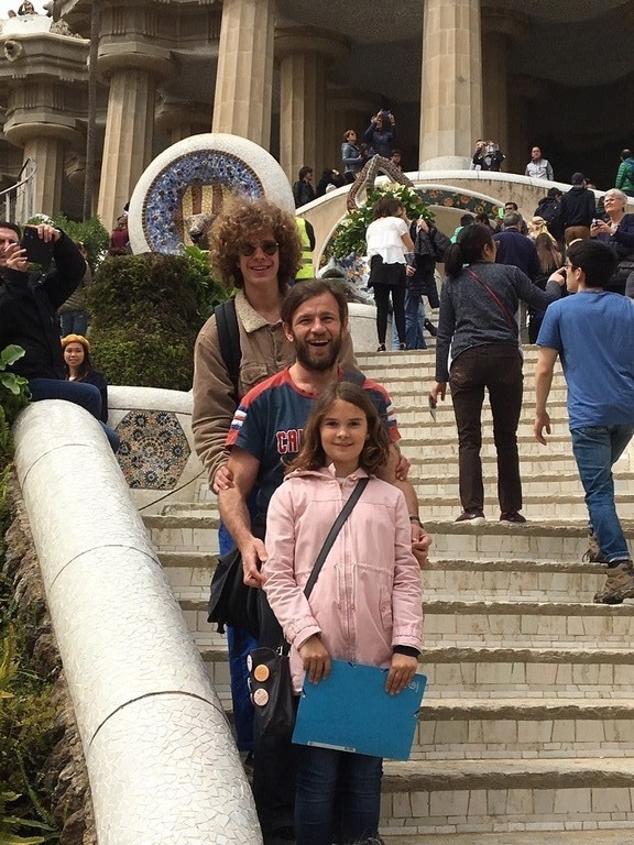 Renaud, Frédéric et Leelou 