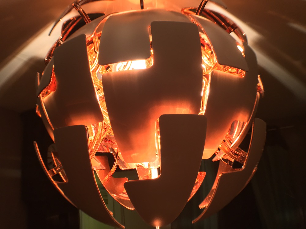 Luminaire dans l'appartement
