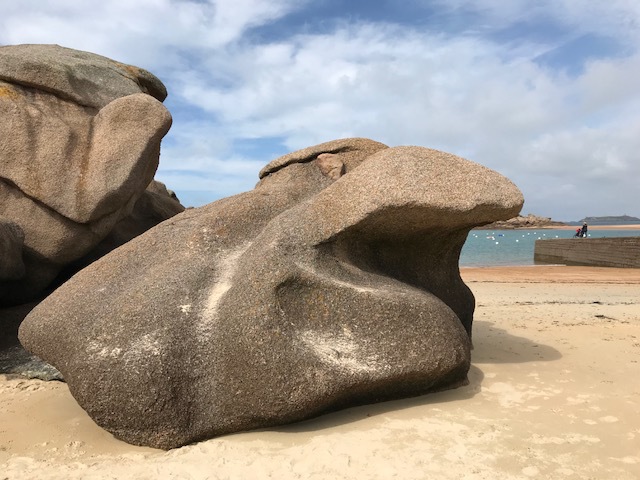 la côte de granit rose à Perros Guirec