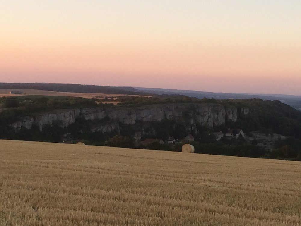 Balade des falaises d'Orches 12 kms de la maison