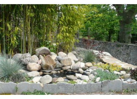 le bassin sur la terrasse