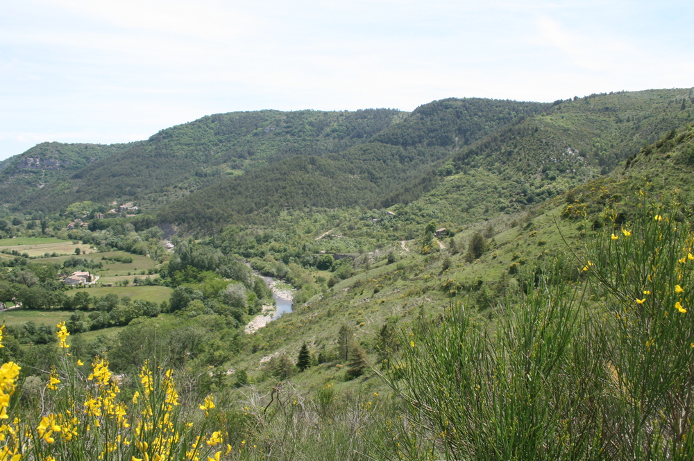 vallée de l'Ouvèze, vue depuis la Croix