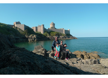 famille au Cap Fréhel 