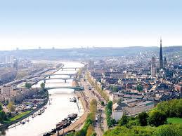 rouen vue aérienne 