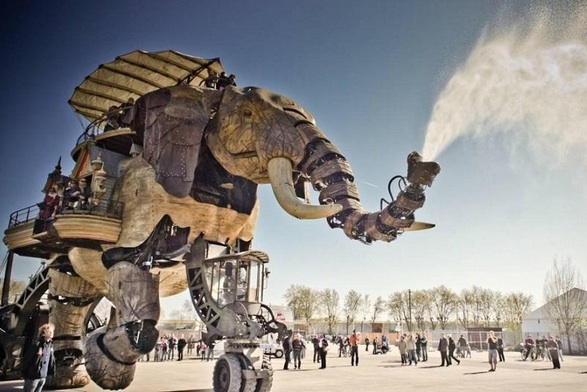 L'éléphant des Machines de l'Ile à Nantes