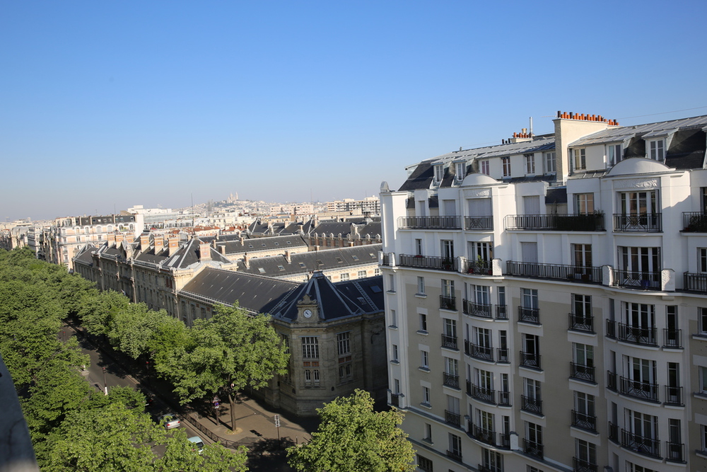 Vue coté chambres 