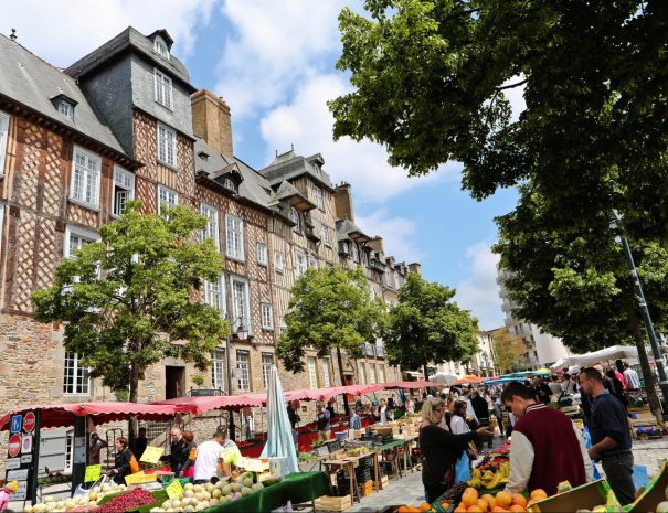 Le marché des Lices à Rennes