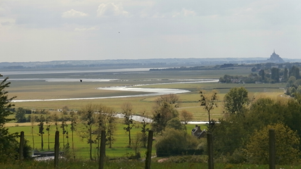 vue depuis le jardin des plantes d'Avranches