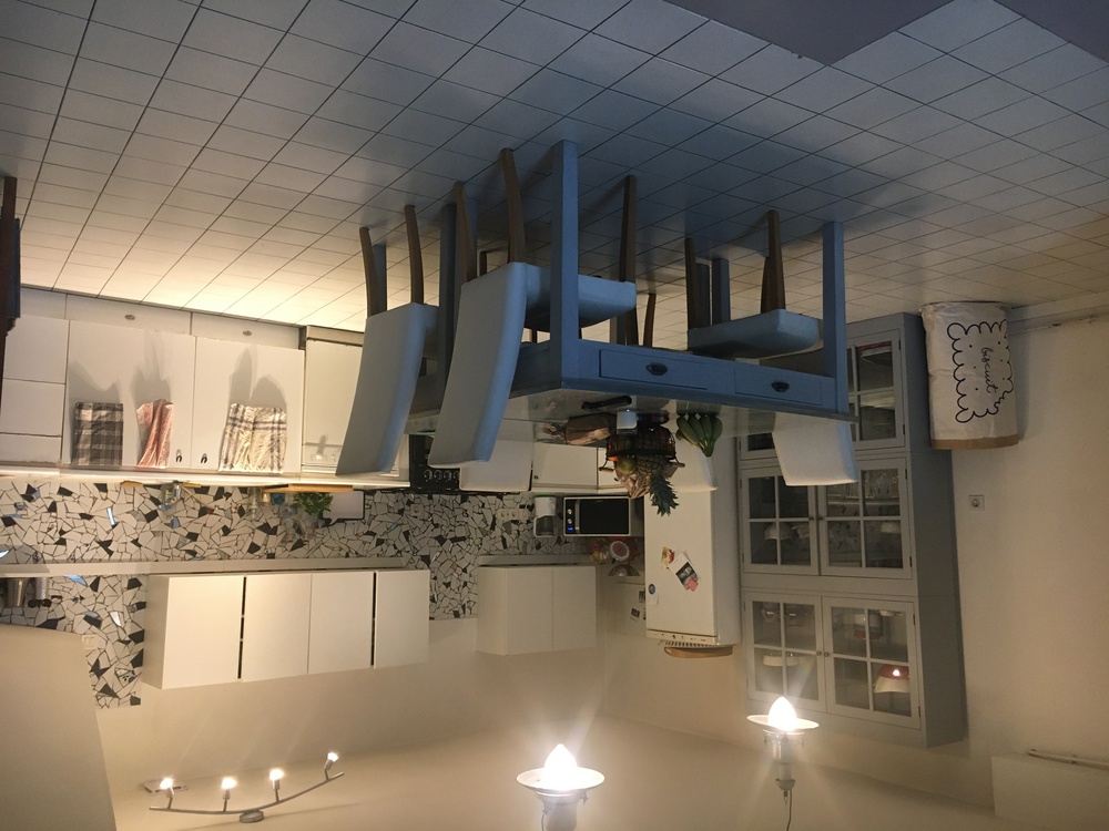 cuisine vue du salon