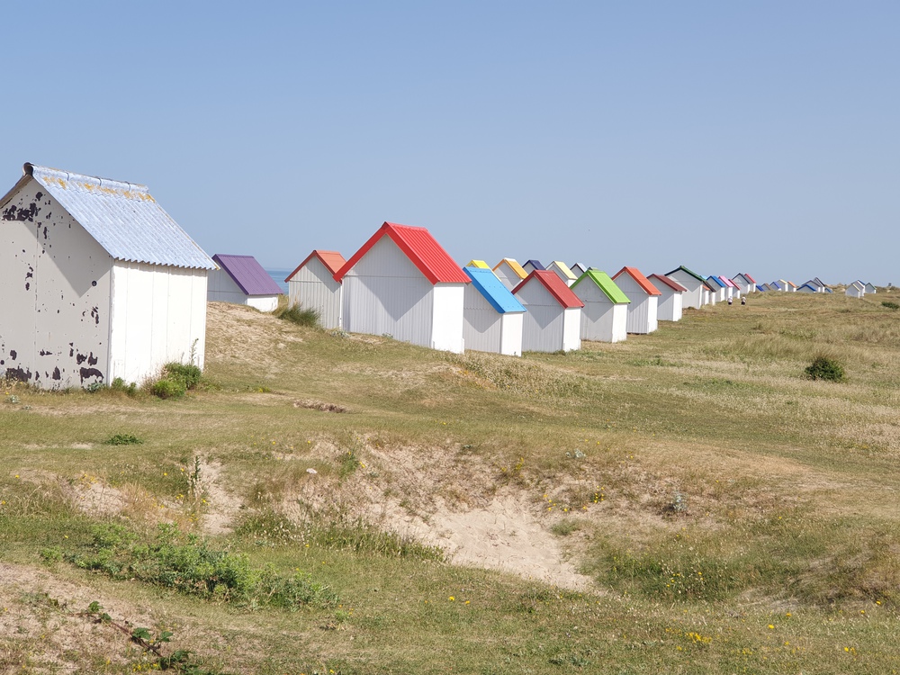 cabanes de Gouville sur mer
