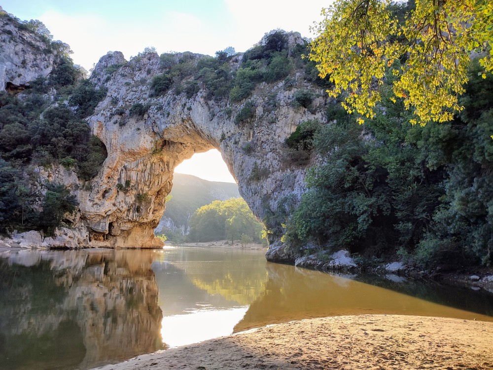 Vallon Pont D'arc, à l'entrée des gorges (30 km de chez nous)