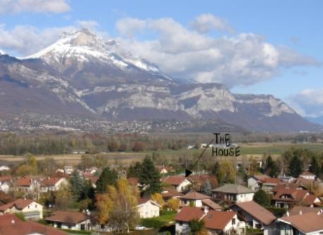 Notre maison localisée sur la photo