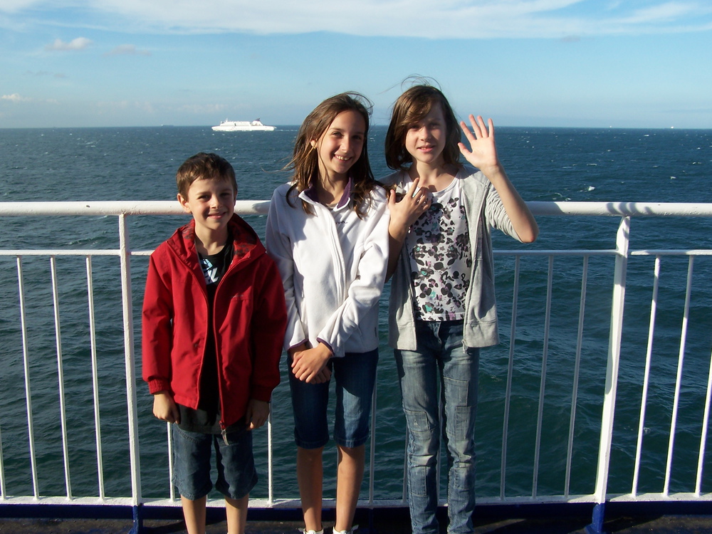 nos enfants lors de notre premier échange, il y a plus de 10 ans déjà !